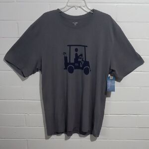 NWT Travis Mathew Charcoal Golf Cart Tee